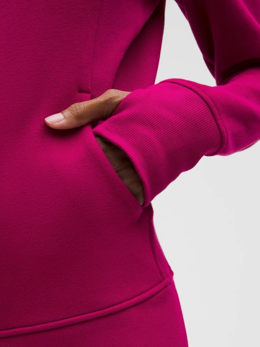 NWT Lululemon Scuba Hoodie Full Zip Berry Rumble / Gold – Size 8 - Picture 4 of 9